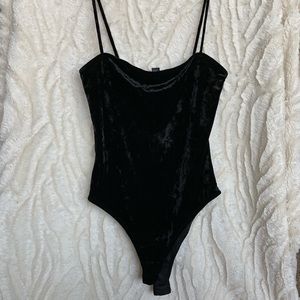 Black Velvet Body Suit